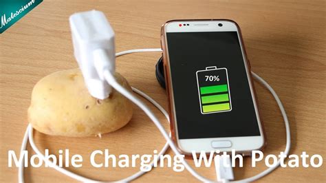 can a potato charge a phone.